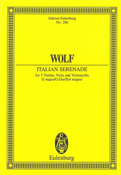 Italian Serenade : For String Quartet.