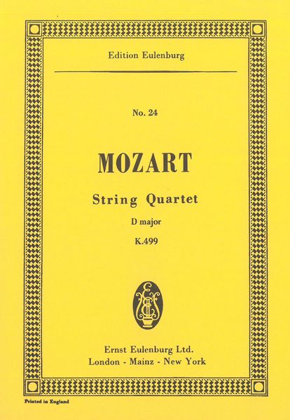 String Quartet In D Major, K. 499.