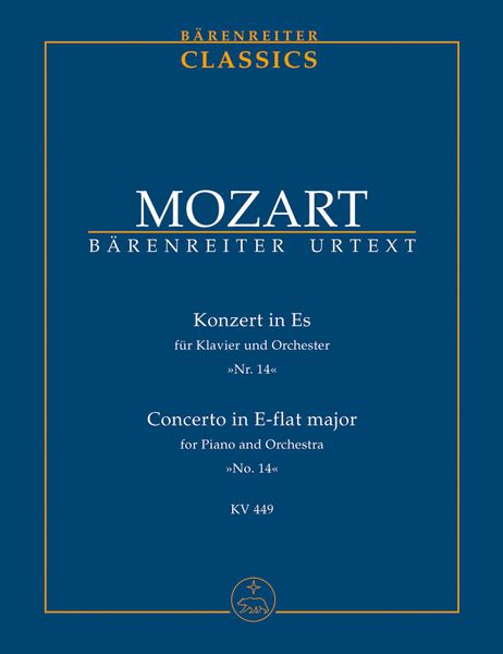 Concerto No. 14 In Eb Major, K. 449 : For Piano and Orchestra.