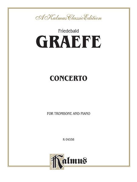 Concerto : For Trombone and Piano.