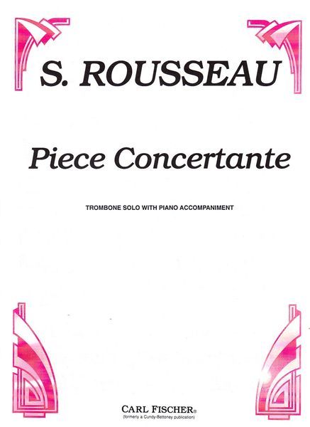 Piece Concertante : For Trombone and Piano.