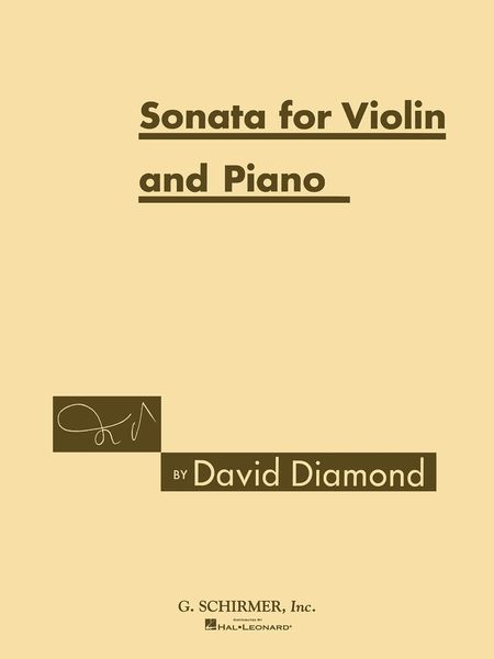 Sonata No. 1 : For Violin and Piano.