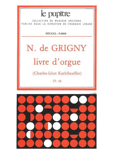 Livre d'Orgue.