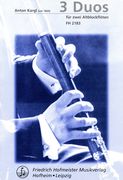 3 Duos : For Two Recorders / edited by Nikolaj Tarasov.