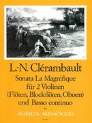 Sonata Magnifique : Für 2 Violinen und Basso Continuo.