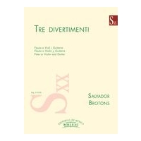 Tre Divertimenti, Op. 68 : For Flute Or Violin and Guitar (1994).