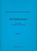Antiphonen : For Viola and Small Orchestra.