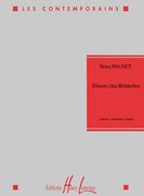 Eleusis (An Hoelderlin) : For Bb Clarinet, Soprano Voice and Piano.