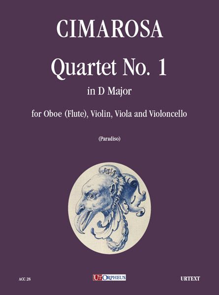 Quartetto N. 1 In D Major : For Oboe (Flute), Violin, Viola and Cello / edited by Claudio Paradiso.