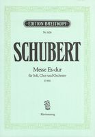 Mass In E Flat Major, D. 950 : Piano reduction, ed. by J. Spengel.