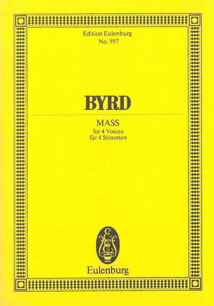 Mass For Four Voices.
