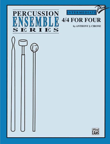 4/4 For Four : For Percussion Ensemble.