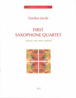 Saxophone Quartet No. 1.