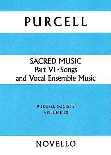 Sacred Music, Part 6 : Songs And Vocal Ensemble Music.