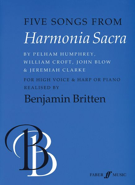 Five Songs From Harmonia Sacra : For High Voice & Harp Or Piano.