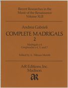 Complete Madrigals, Part 2.