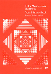 Vom Himmel Hoch : Choralkantate Über Luthers Weihnachtslied.
