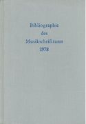 Bibliographie Des Musikschrifttums, 1978.