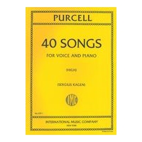 Forty Songs : For High Voice and Piano / edited by Sergius Kagen.