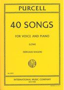 Forty Songs : For Low Voice and Piano / edited by Sergius Kagen.