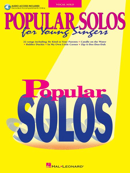 Popular Solos For Young Singers.