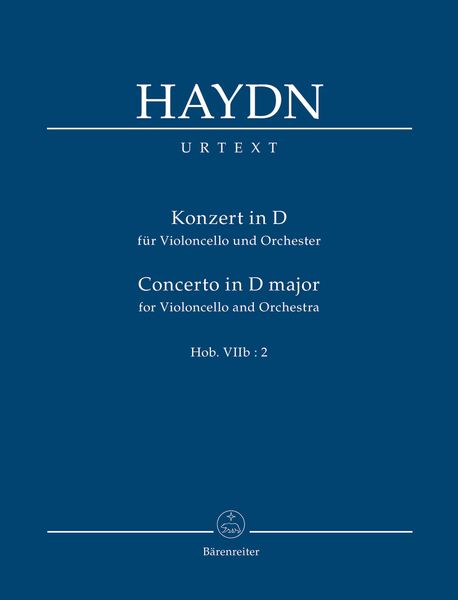Concerto In D : For Cello and Orchestra, Hob.Viib:2.