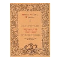 Serenada In Dis : For 2 Oboes, 2 Clarinets, 2 Horns and 2 Bassoons / Sonata : For Piano.