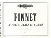 Three Studies In Fours : Percussion (6 Players) (1965) / edited by George Gaber.