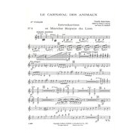 Carnival Of The Animals : Set Of Parts Only.