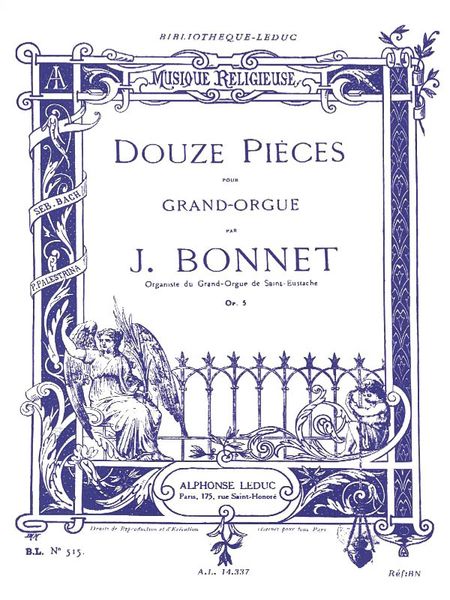 Twelve Pieces For Organ, Op. 5.