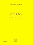 Trio No. 2 : For Violin, Cello and Piano.