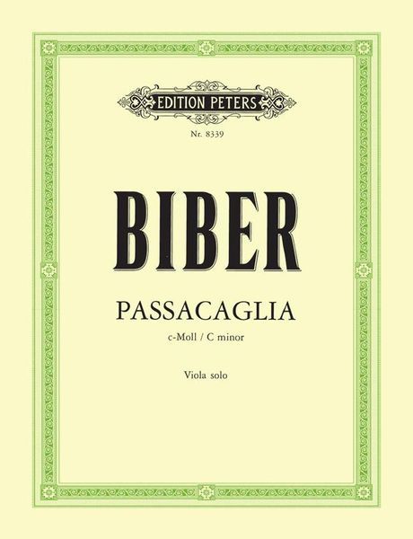 Passacaglia In C Minor : For Viola Solo.