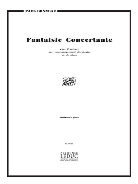 Fantaisie Concertante : For Trombone and Piano.