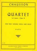 String Quartet In C Minor, Op. 35 (Unfinished).