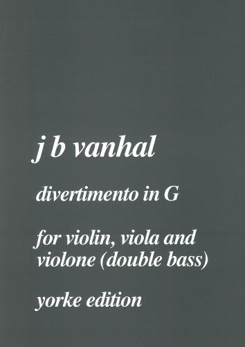 Divertimento In G Major : For Violin, Viola and Double Bass.