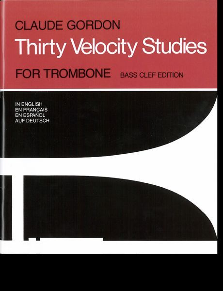 Thirty Velocity Studies : For Trombone - Bass Clef Edition.