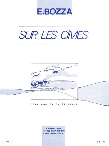 Sur Les Cimes : Pour Cor En Fa Et Piano.