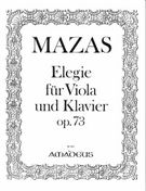 Elegie : Für Viola und Klavier Op. 73.