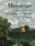 Sonata In G Dur : Für Violine und Klavier / edited by Hans-Rudolf Binz.