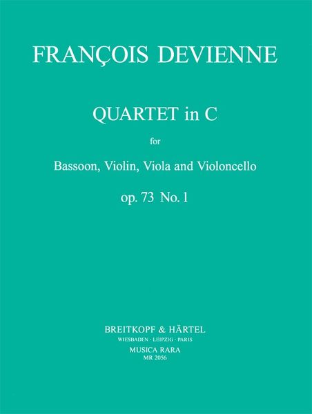 Quartet In C Major, Op. 73 No. 1 : For Bassoon, Violin, Viola and Cello.