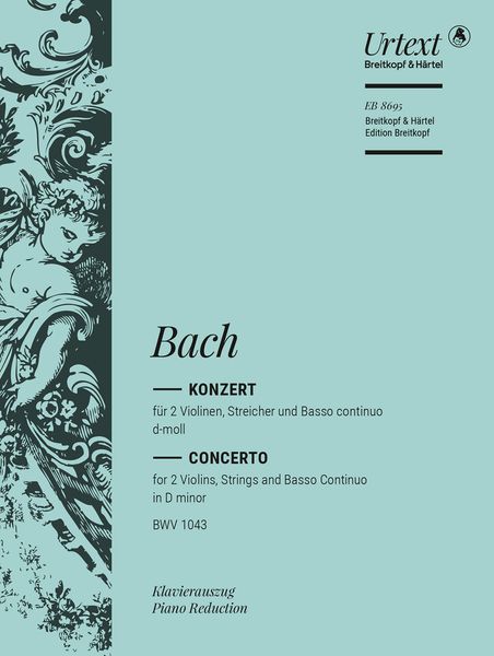 Concerto In D Minor, BWV 1043 : For Two Violins, Strings and Continuo - Piano reduction.