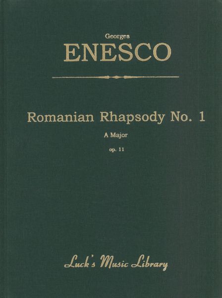 Roumanian Rhapsody No. 1, Op. 11 No. 1.