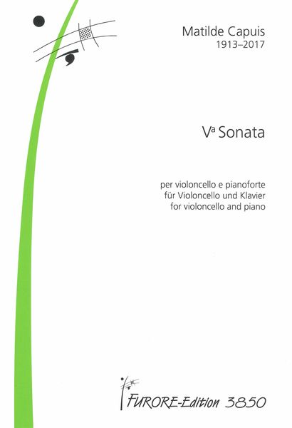 Sonata No. 5 : For Cello and Piano.