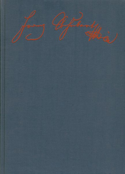 Franz Schuberts Werke In Abschriften : Liederalben und Sammlungen.