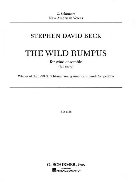 Wild Rumpus : C Score Concert Band.
