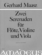 Zwei Serenaden : For Flute, Violin, & Viola.