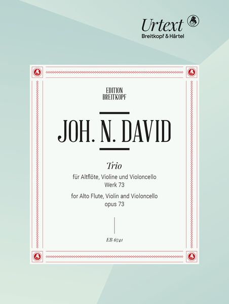 Trio : For Alto Flute, Violin, and Cello.