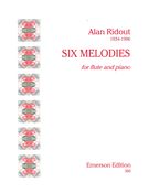 Six Melodies : For Flute and Piano.