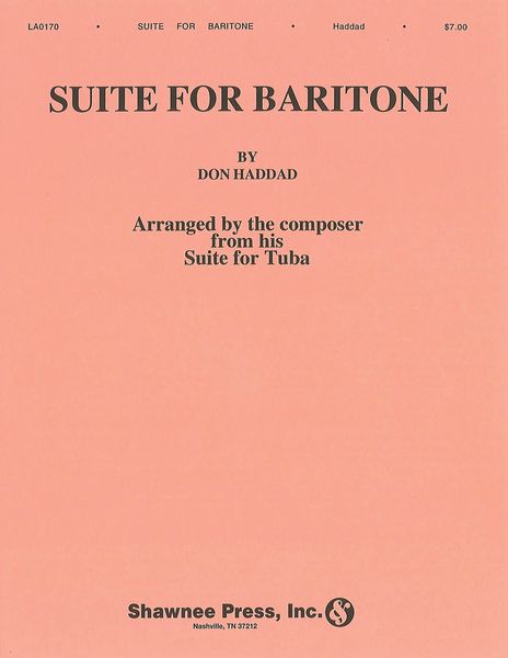Suite : For Baritone & Piano.