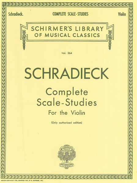 Complete Scale Studies For The Violin.